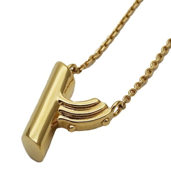Louis Vuitton Gold Tone LV & ME Letter Y Charm Necklace - Picture 5 of 13
